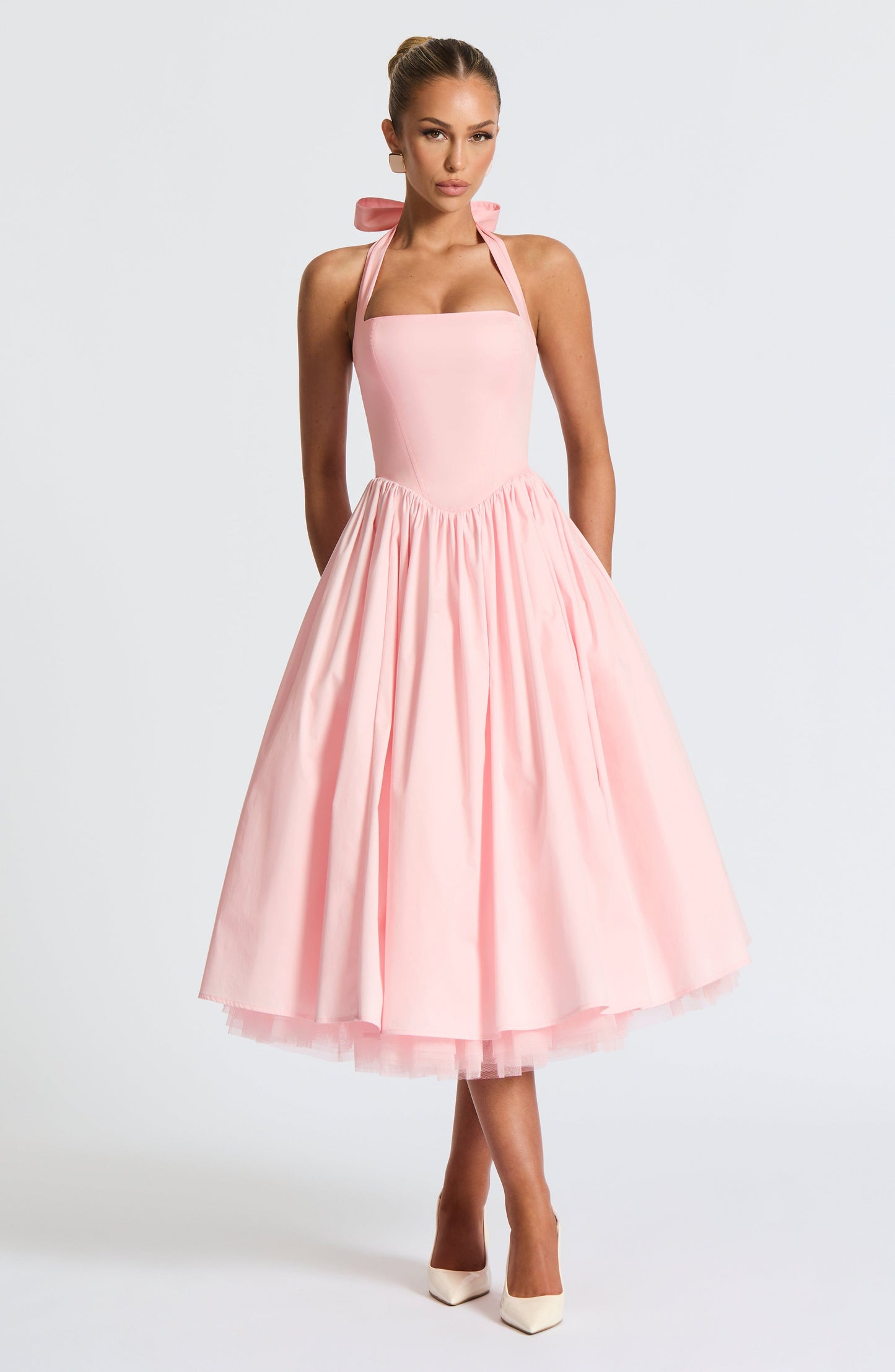 Sukienka Midi Cressida - Różowa