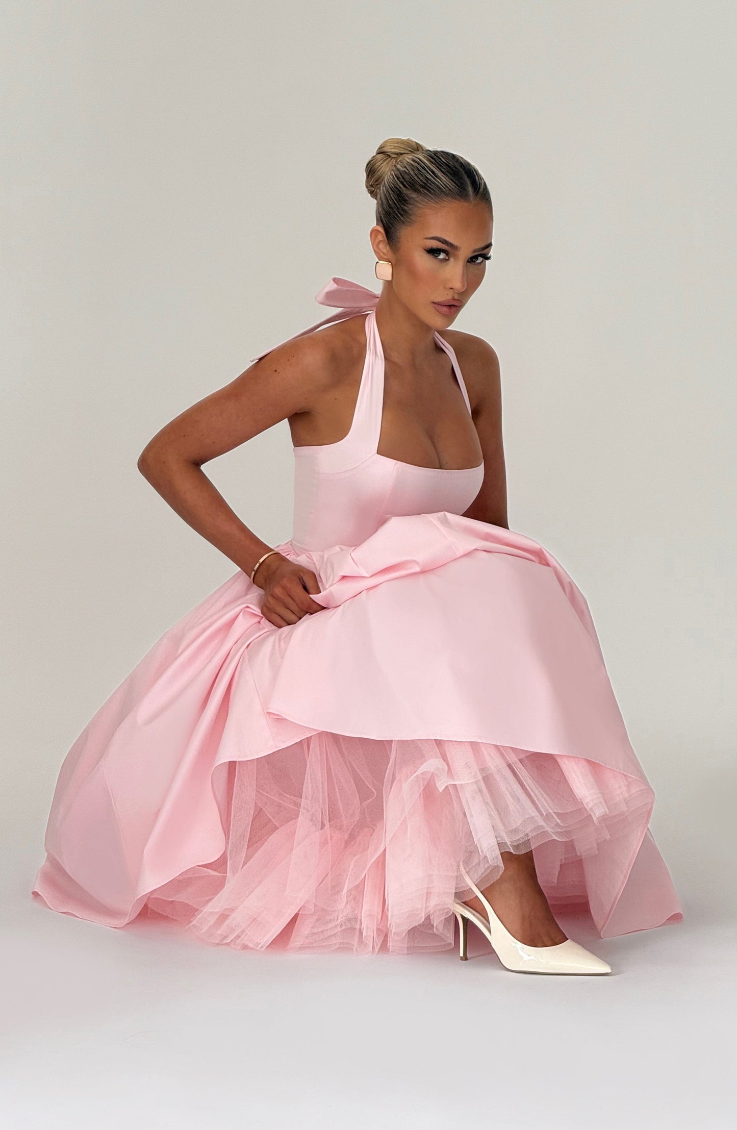 Sukienka Midi Cressida - Różowa