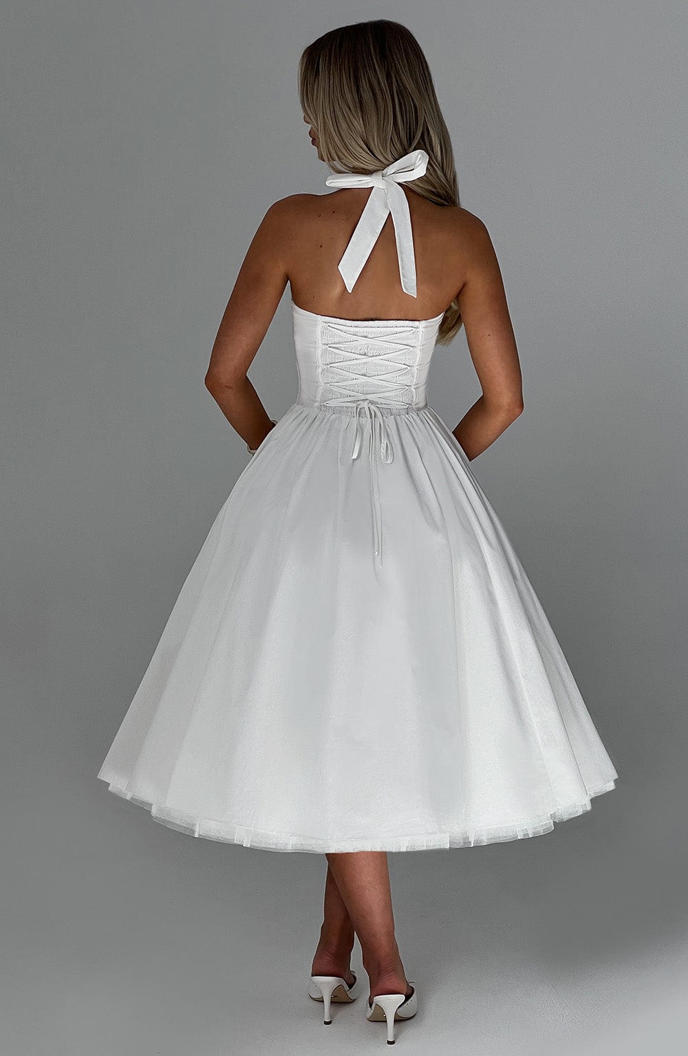 Sukienka Midi Cressida - Kremowa