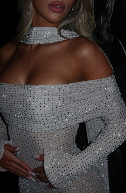 Sukienka maxi Chipre - Nude