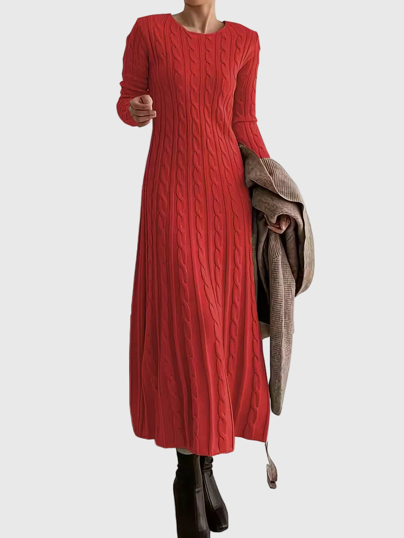 Adèle | Vestido Maxi de Punto Torcido