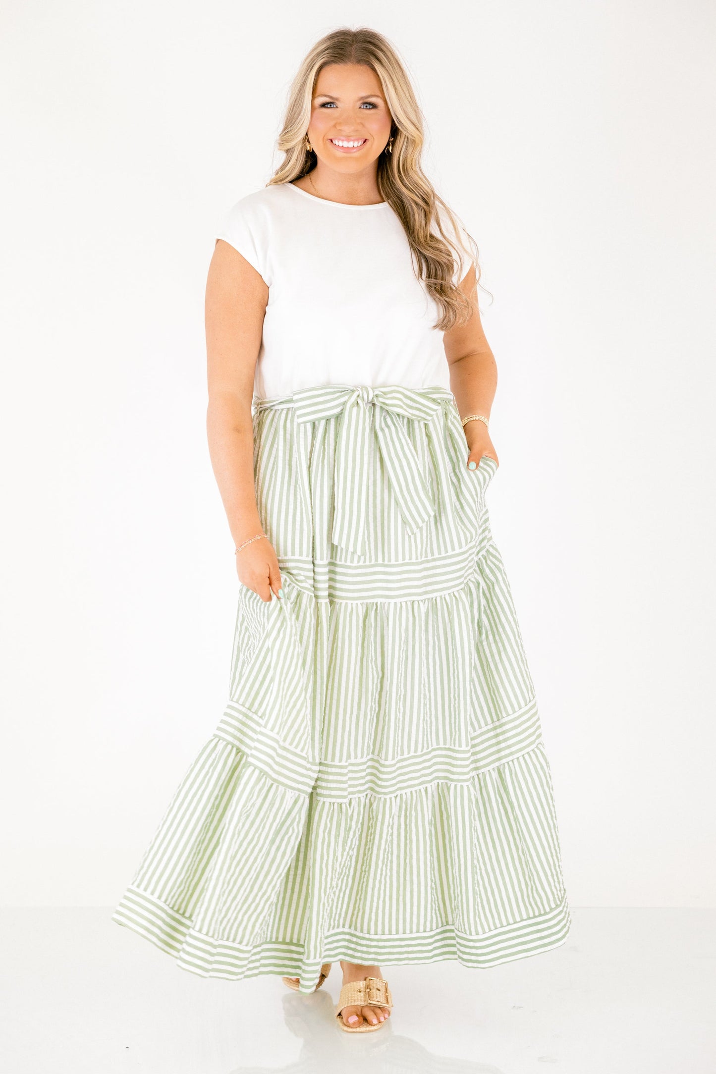 Vestido Haciéndolo a Mi Manera, Verde