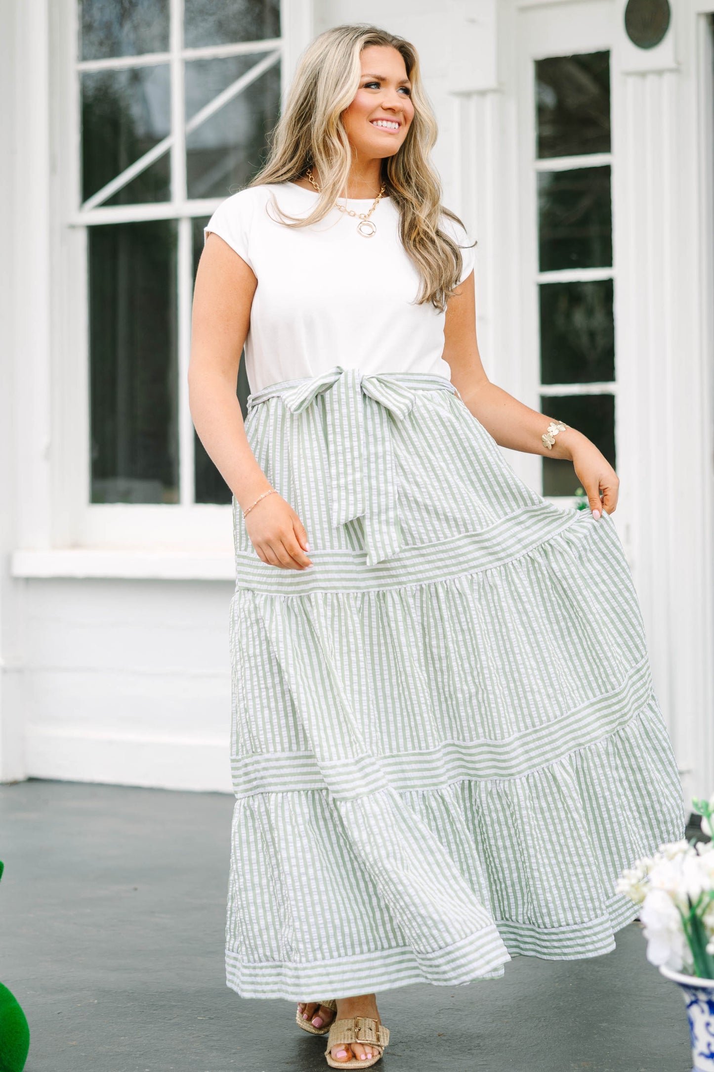 Vestido Haciéndolo a Mi Manera, Verde