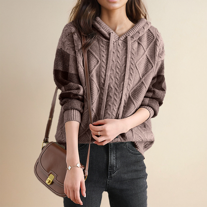 Margaux | Sudadera con Capucha Texturizada