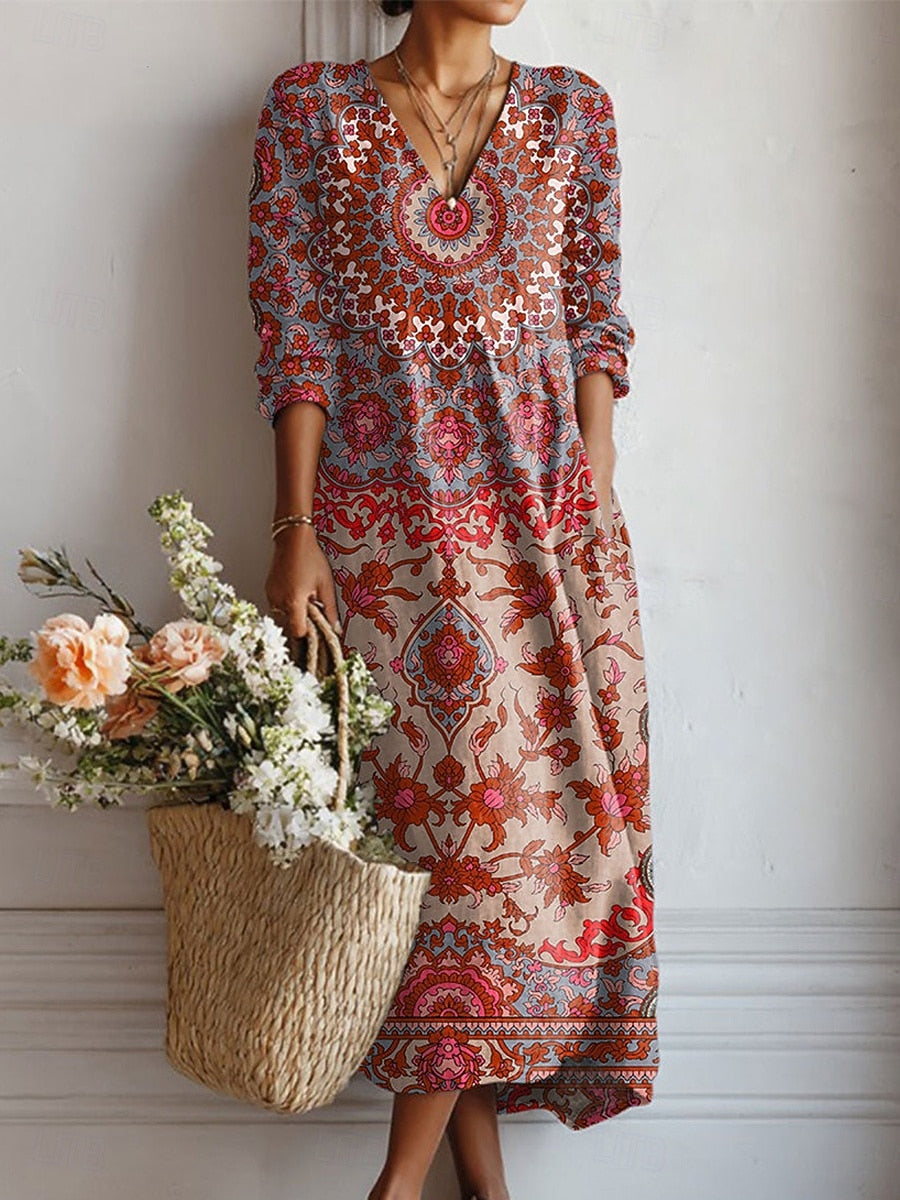 Philomène | Vestido Impreso Medallón