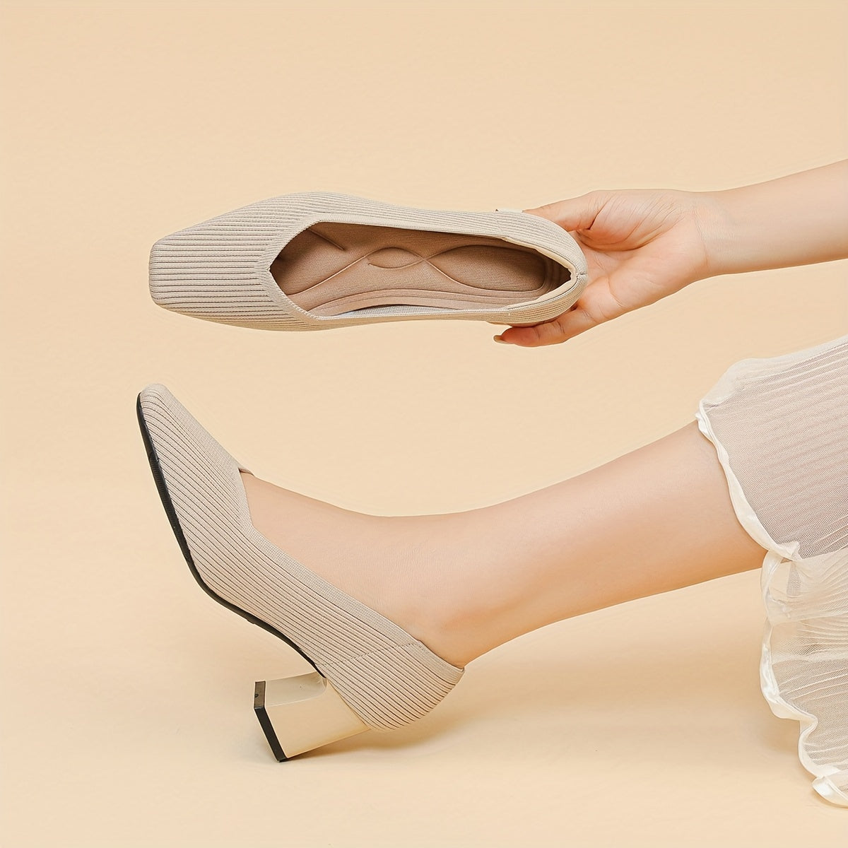 Élise | Tacones Texturizados