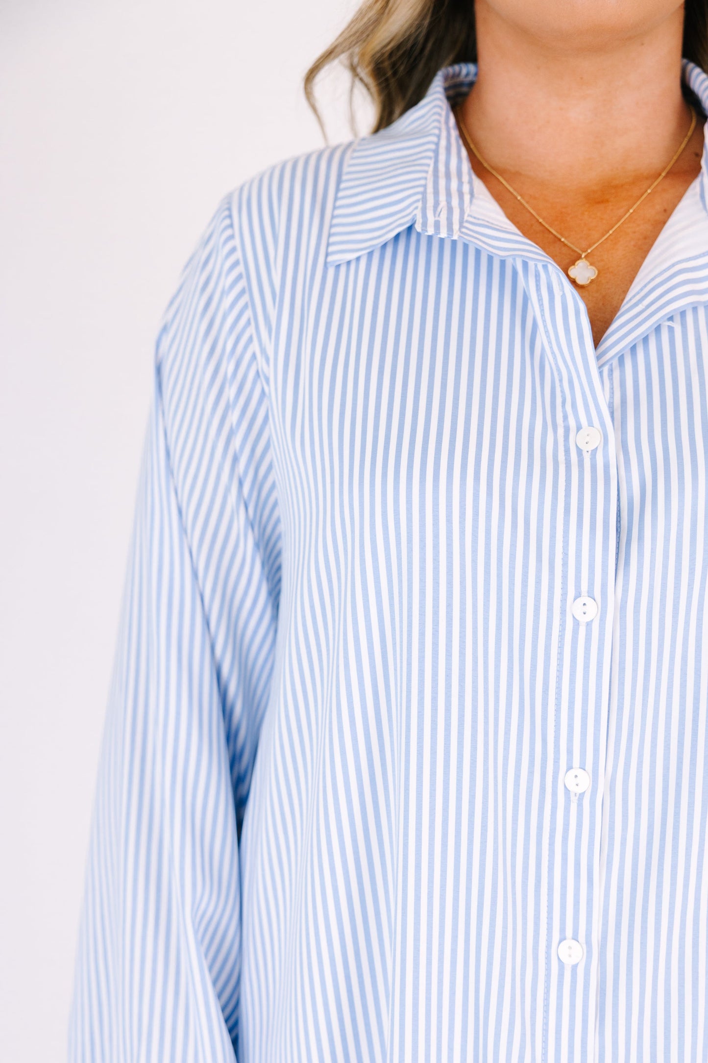 Vestido Fácil de Adorar, Rayas Azules