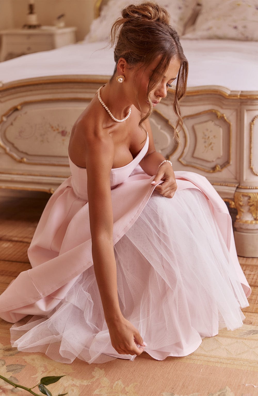 Sukienka Midi Edith - Różowa