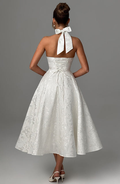 Sukienka Midi Effie - Kremowa