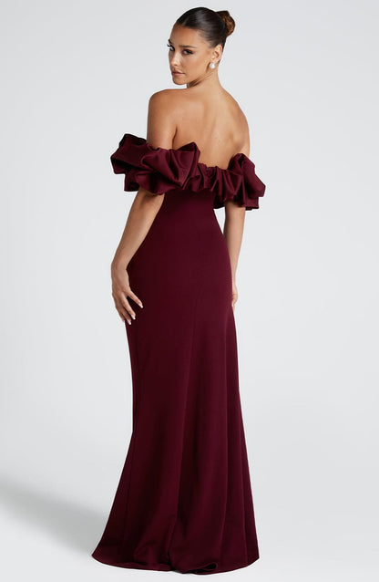 Maxi sukienka Elsie - Laca Cherry