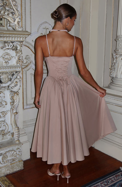 Sukienka midi Emerson - Arcilla