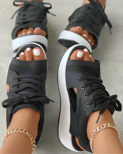 Norma | Komfortowe sandały z efektem podparcia i antypoślizgową podeszwą