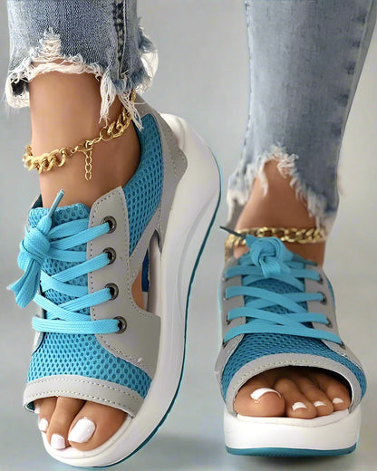 Norma | Komfortowe sandały z efektem podparcia i antypoślizgową podeszwą