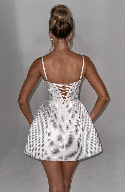 Mini Sukienka Emma - Marmurkowa