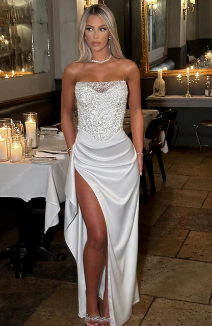 Maxi sukienka Emrielle - Kość słoniowa