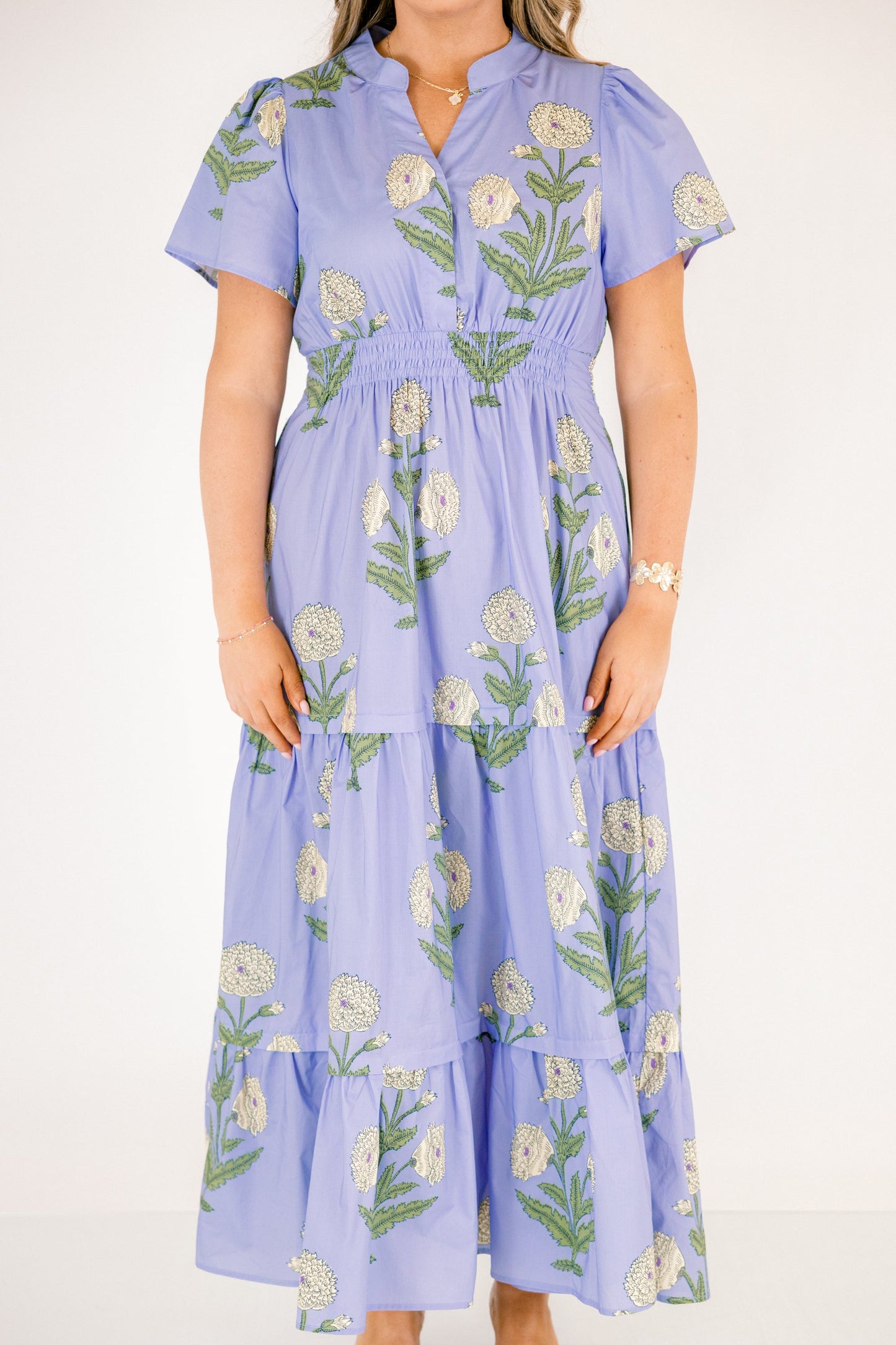 Vestido Maxi Momentos Encantadores, Azul Acero