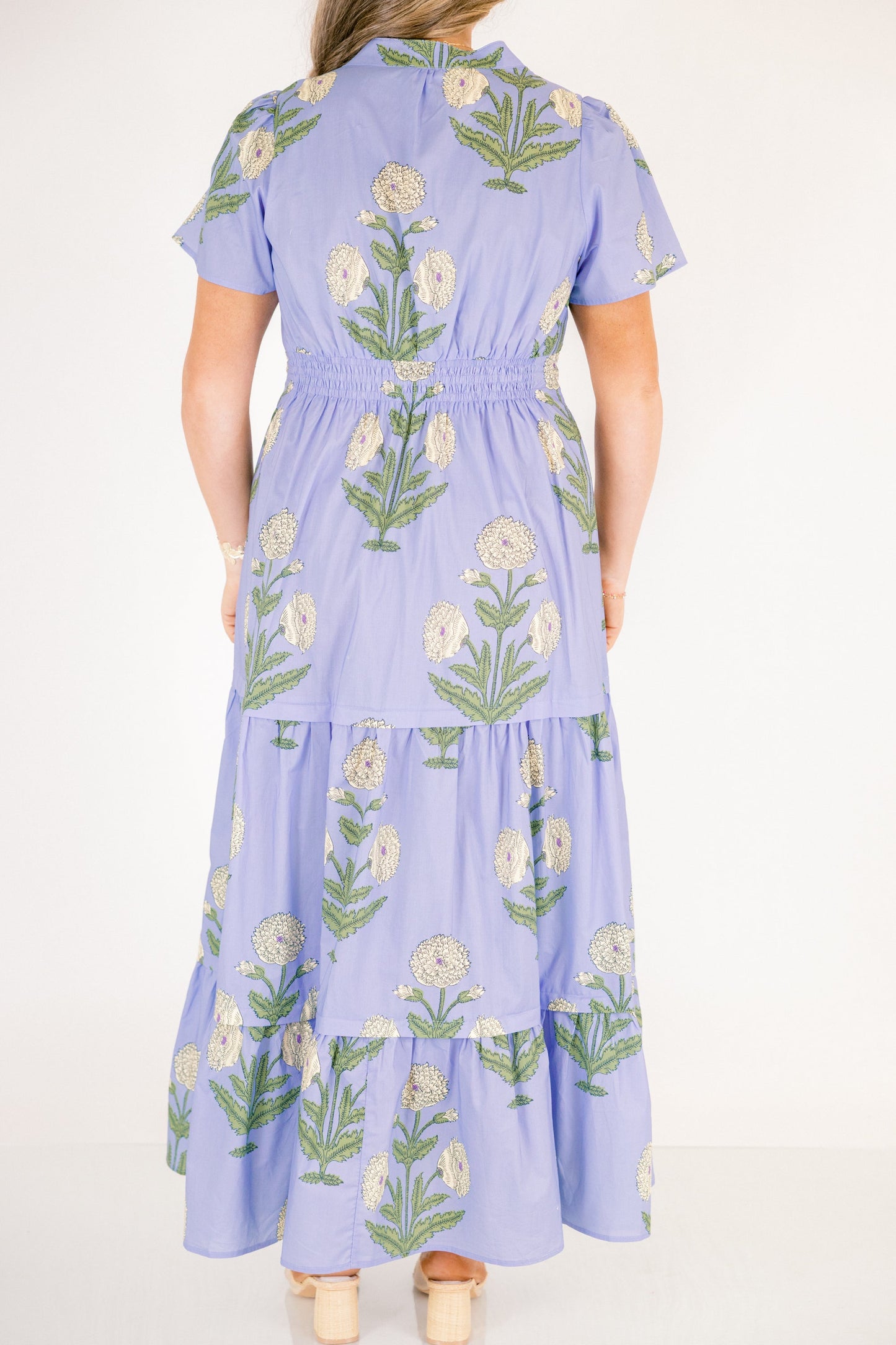 Vestido Maxi Momentos Encantadores, Azul Acero