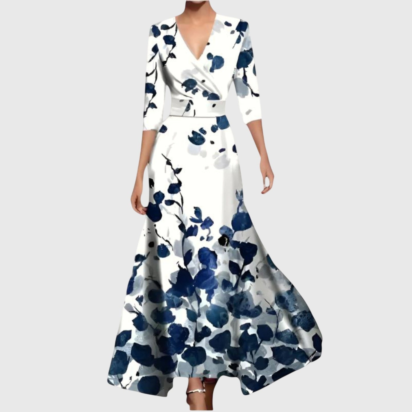 Sidonie | Vestido Maxi Cruzado Floral