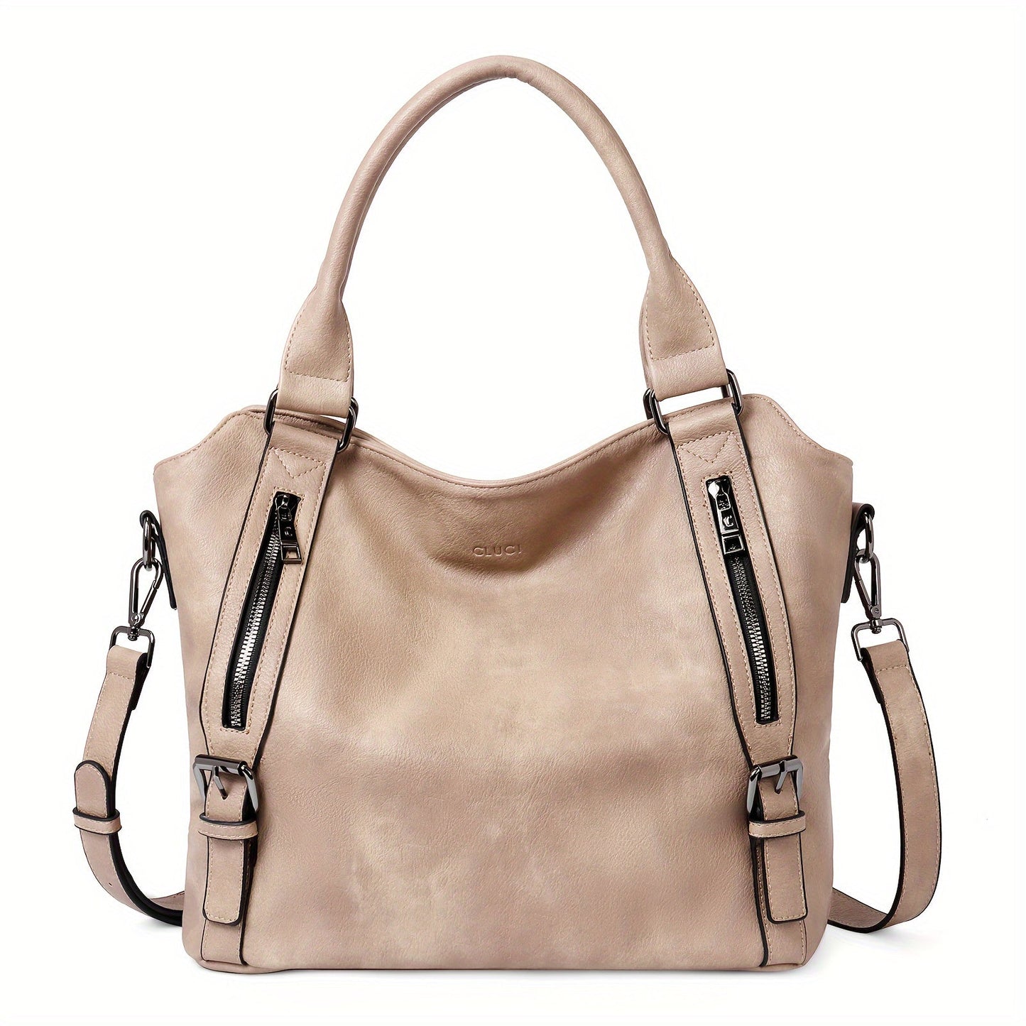 Laurine | Bolso Tote Elegante Multi-Cremalleras