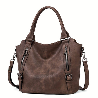 Laurine | Bolso Tote Elegante Multi-Cremalleras
