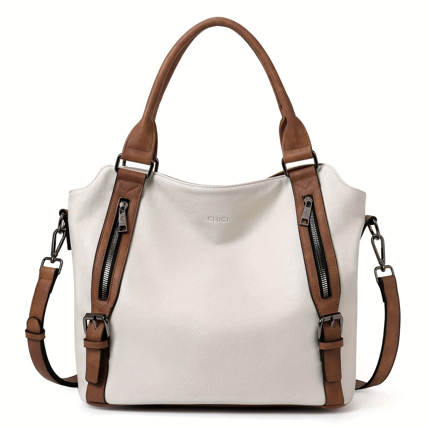 Laurine | Bolso Tote Elegante Multi-Cremalleras