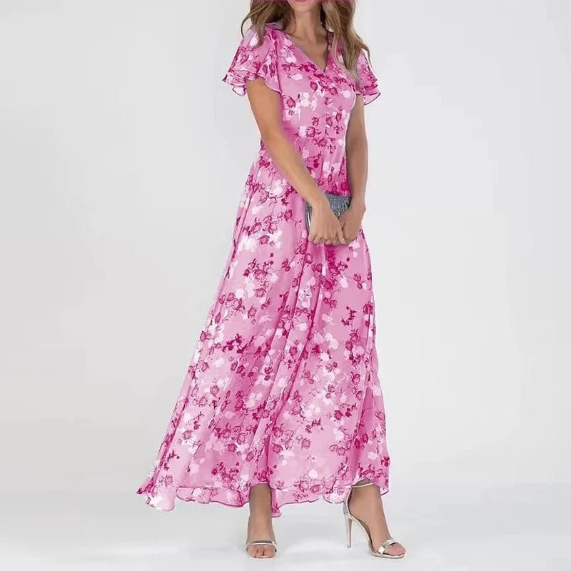 Léonie | Vestido Maxi Floral Ligero