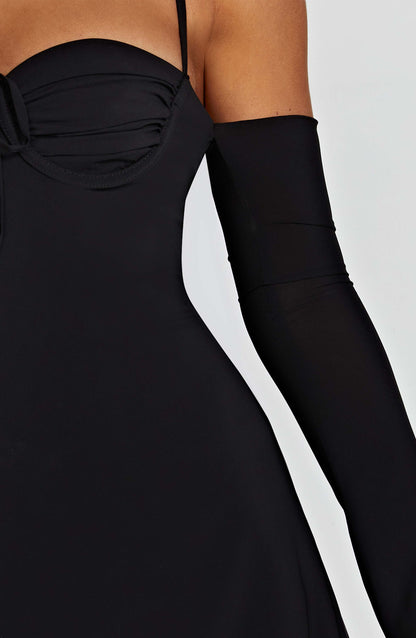 Mini sukienka Fiona - Czarny