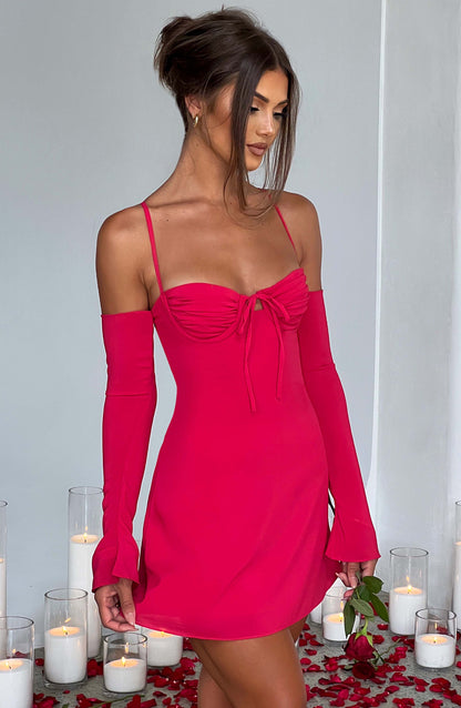 Sukienka Mini Fiona - Różowa