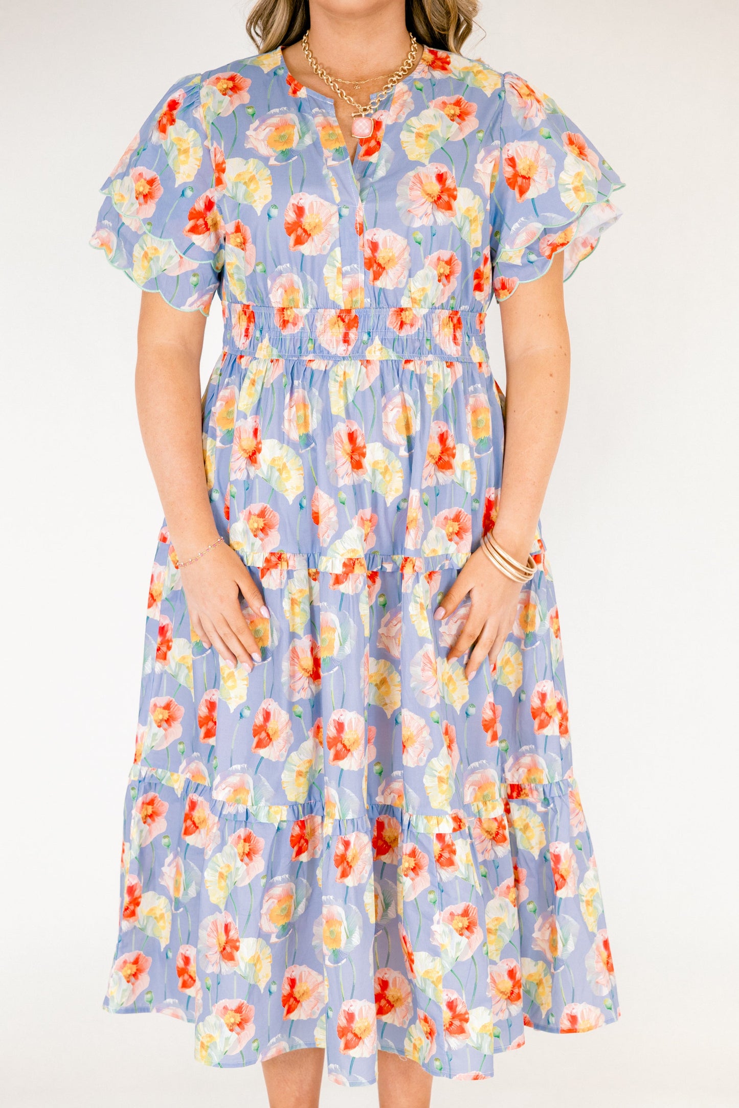 Vestido Libre para Ser, Floral Polvoriento