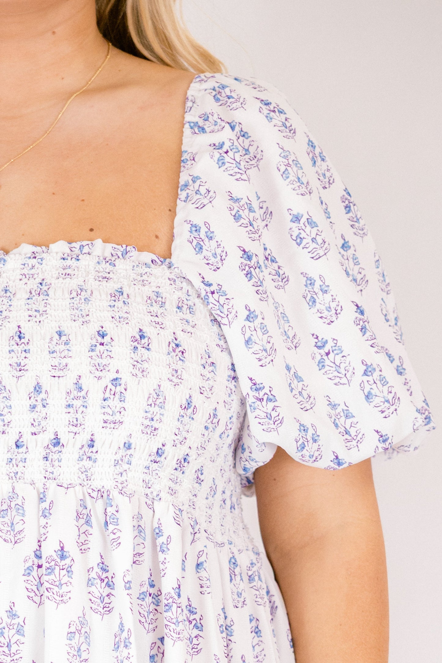 Vestido de Tarde en el Jardín, Lila Crema