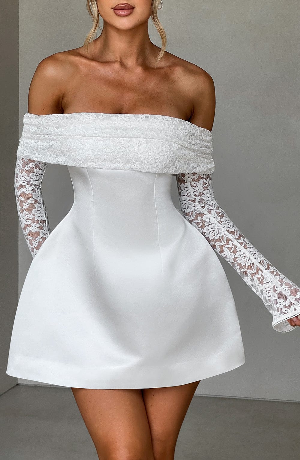 Sukienka Mini Georgianna - Beczynowy