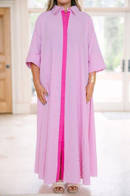 Vestido Get A Move On, Rosa Brillante