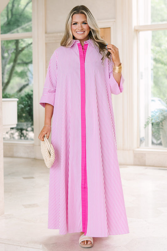 Vestido Get A Move On, Rosa Brillante