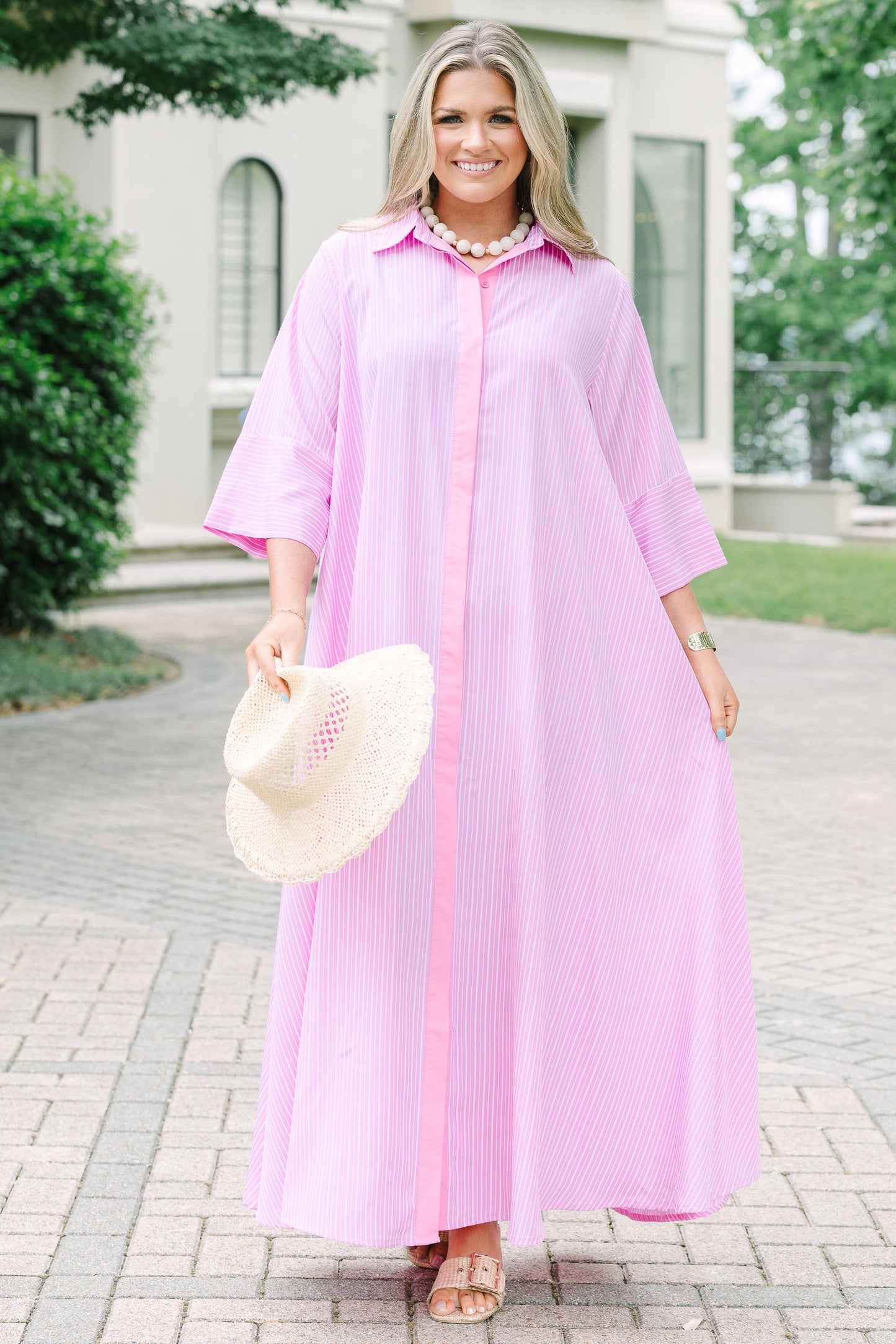 Vestido Get A Move On, Rosa Claro