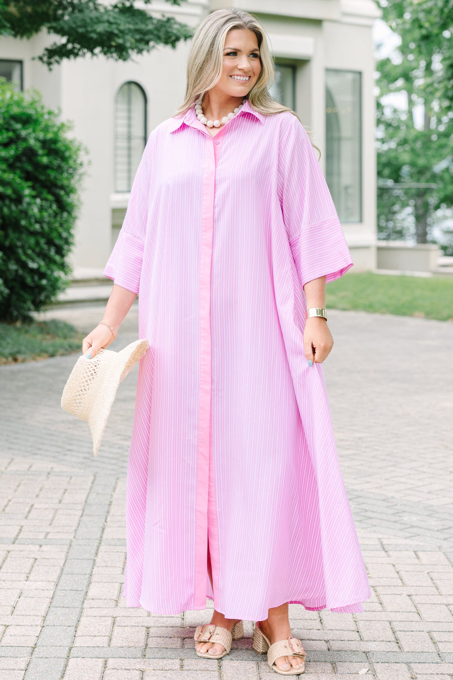 Vestido Get A Move On, Rosa Claro