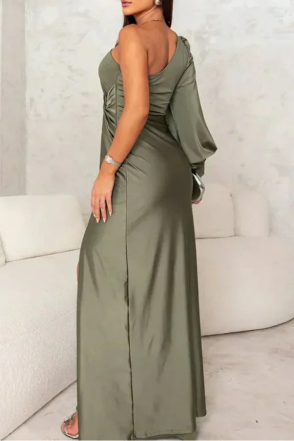 Riley™ - Vestido de Noche de Un Hombro