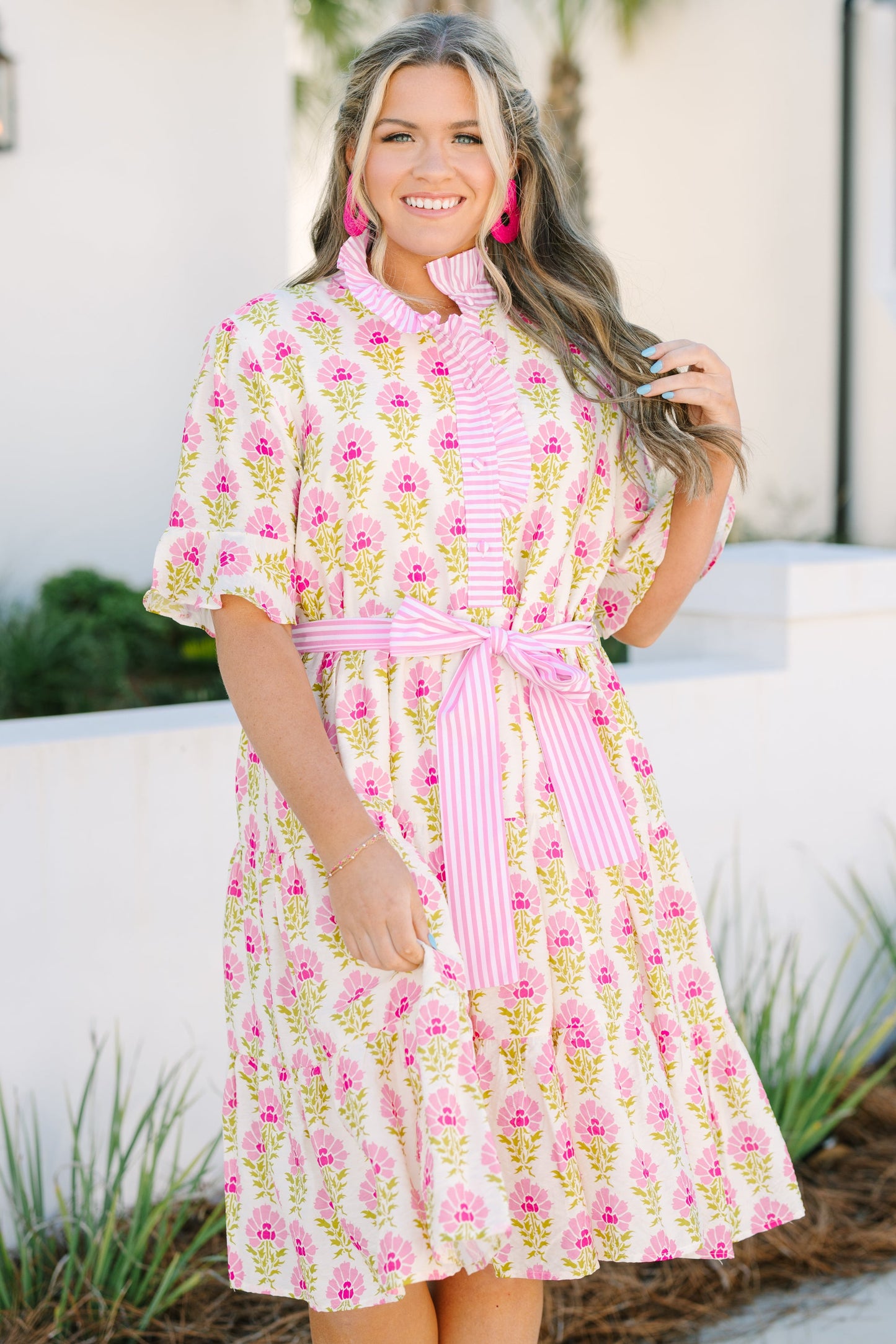 Vestido Verdades a Medias, Rosa