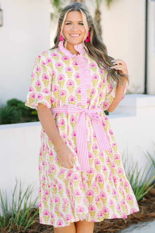 Vestido Verdades a Medias, Rosa