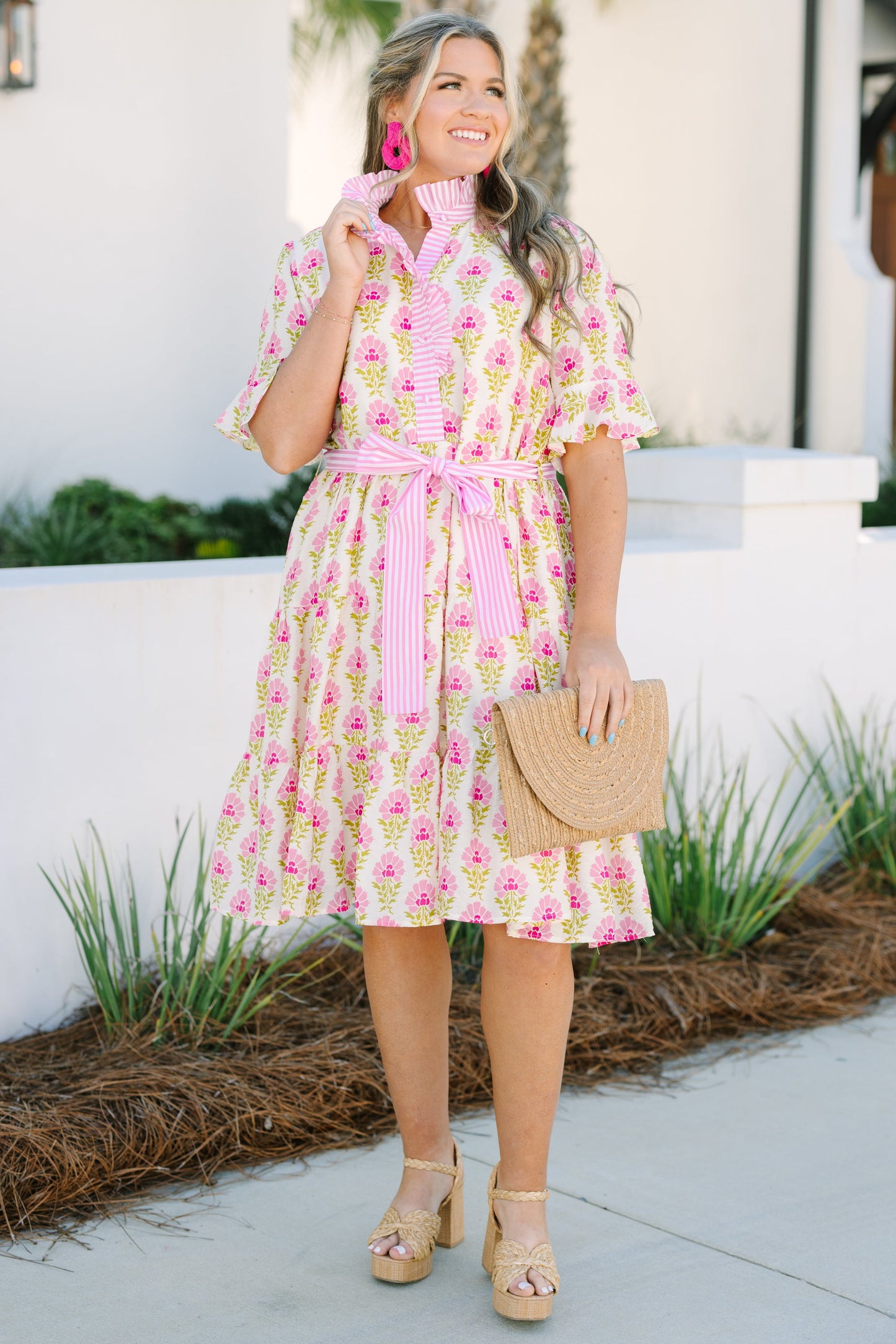 Vestido Verdades a Medias, Rosa
