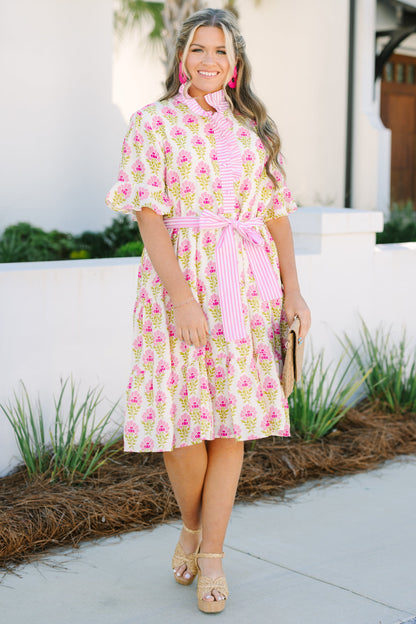 Vestido Verdades a Medias, Rosa