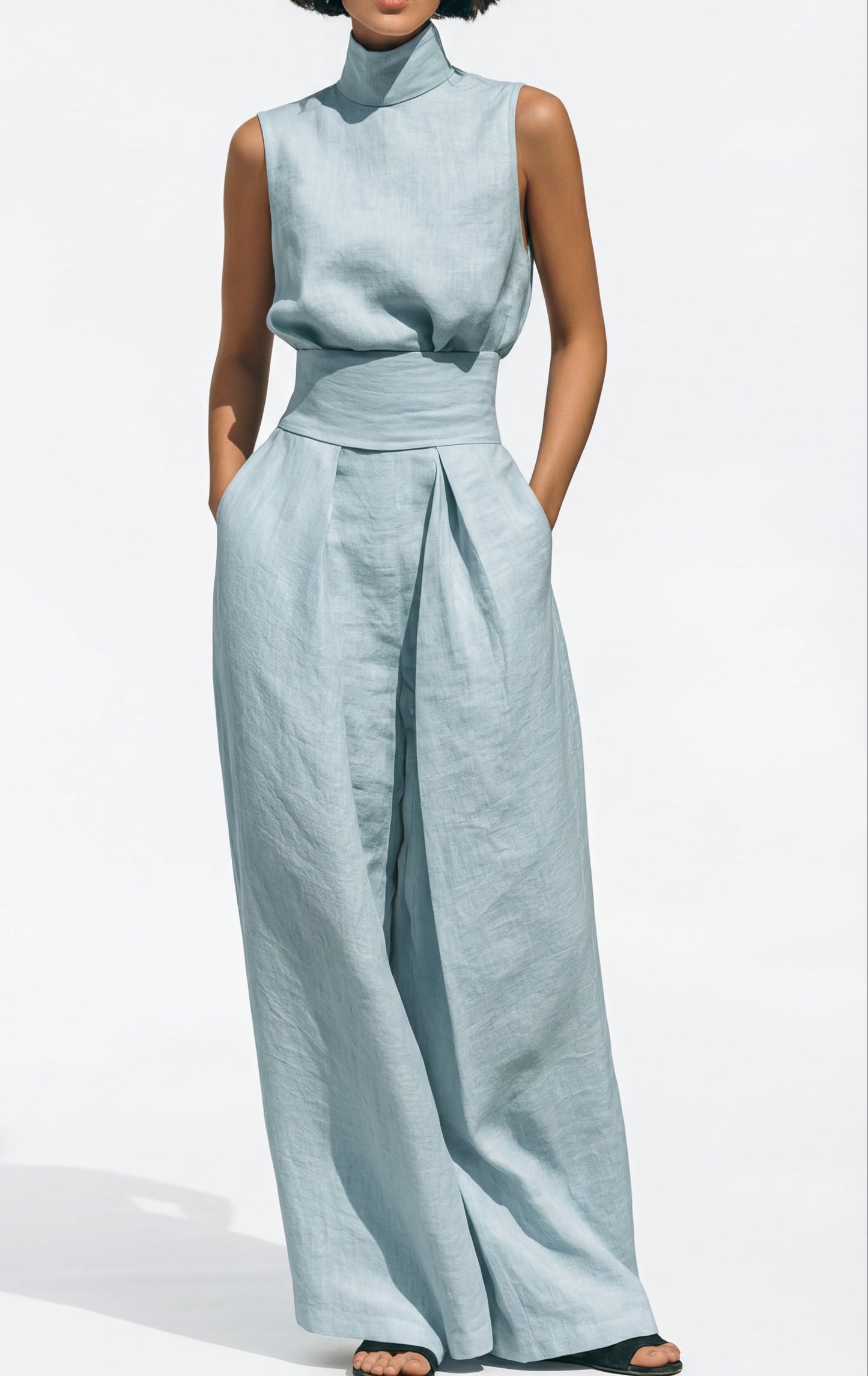 MARÍA | CONJUNTO MINIMALISTA DE LINO