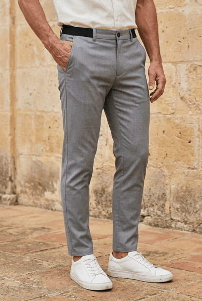 Pantalón chino deportivo de tejido elástico en 4 direcciones
