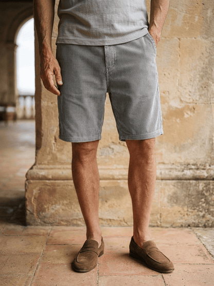 Pantalones cortos plisados Capri