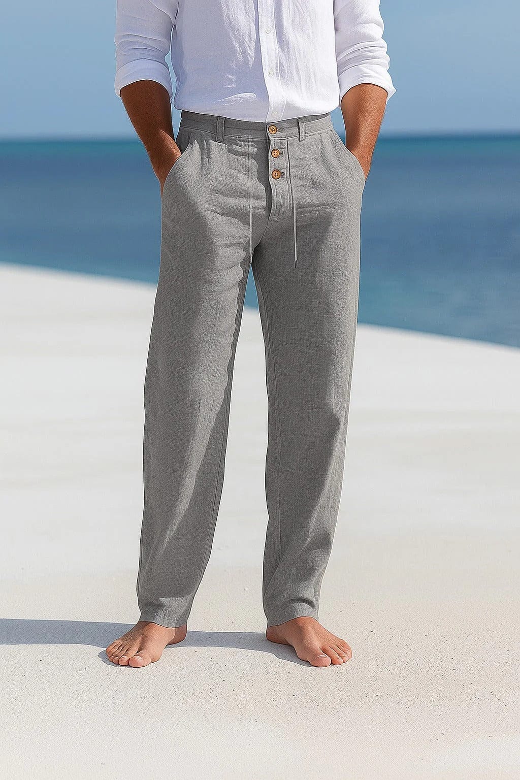 Pantalones de lino Porto