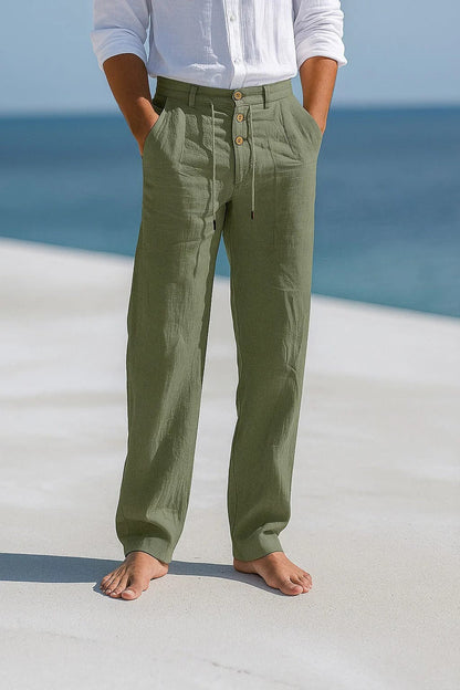 Pantalones de lino Porto