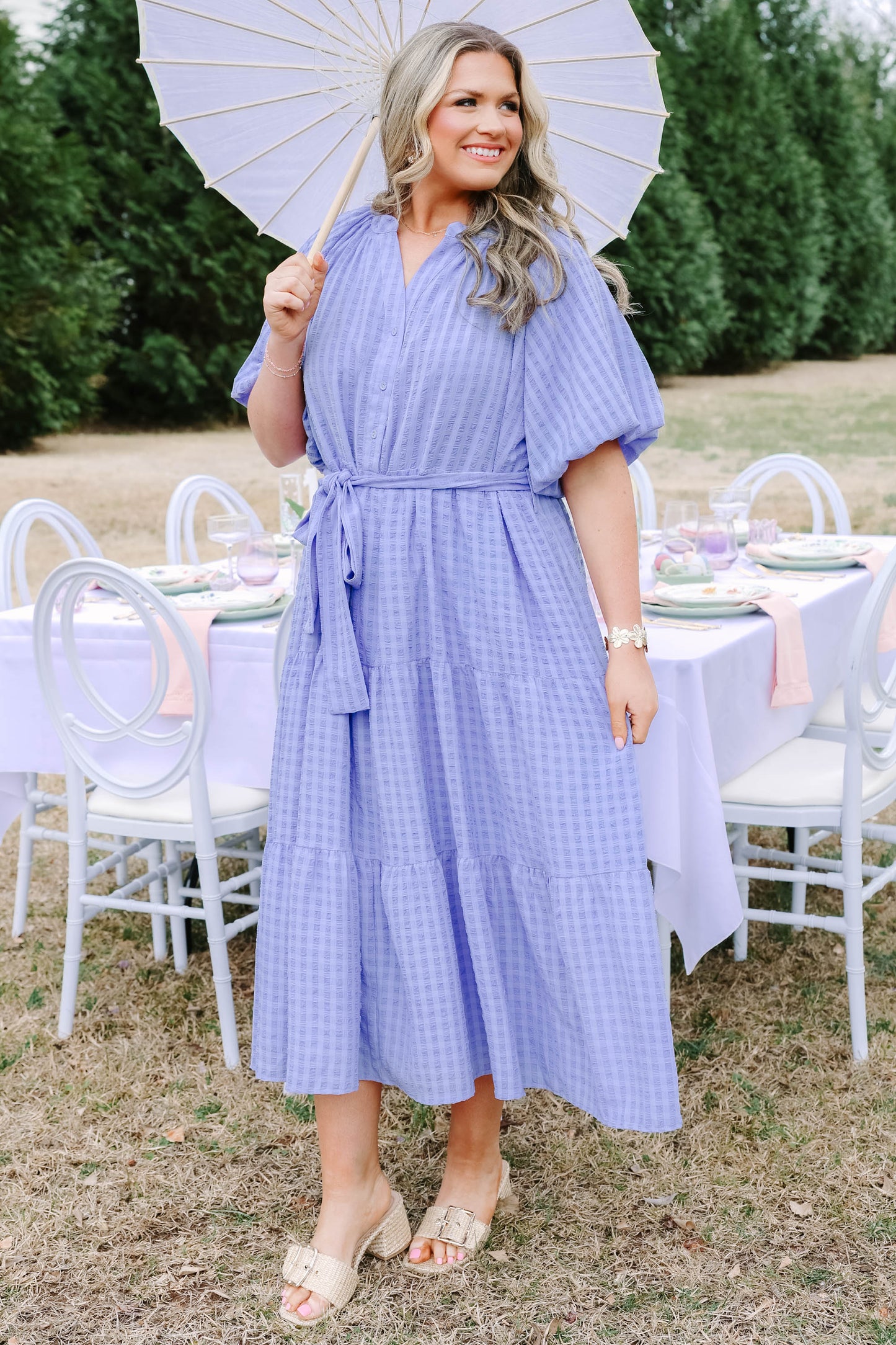 Vestido En Perfecto Orden, Azul