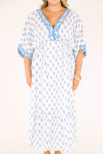En El Vestido Aire Salado, Azul Cerúleo