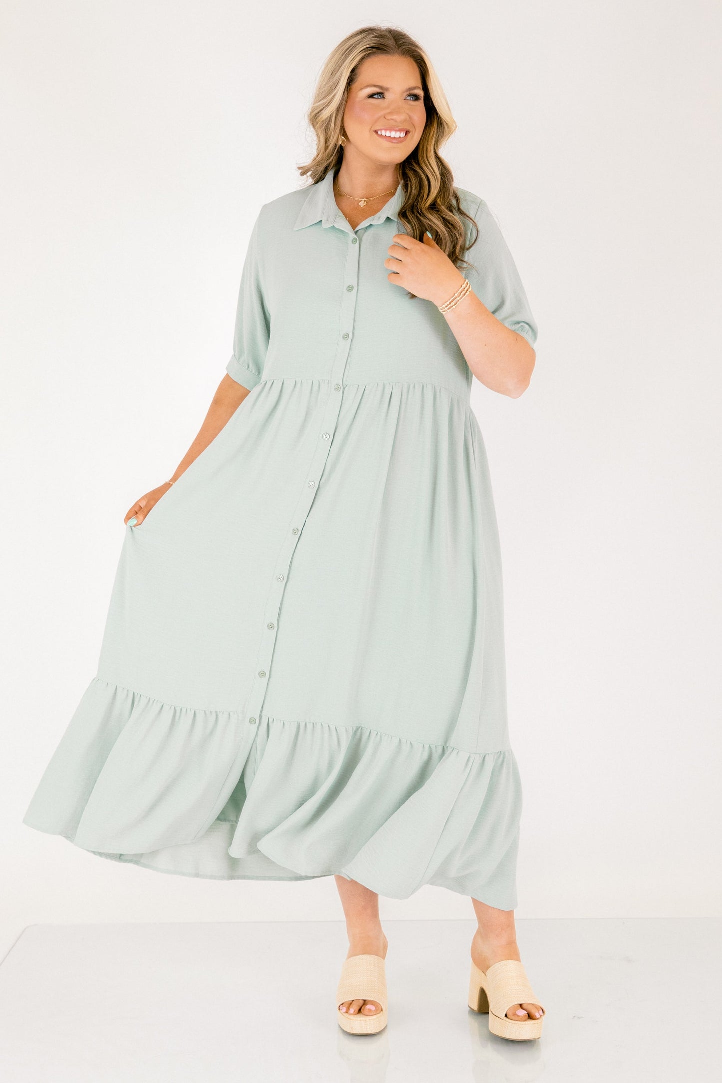 En Tu Lugar Feliz Vestido, Menta