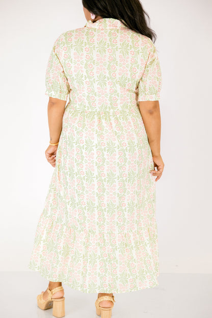 En Tu Lugar Feliz Vestido, Floral Rosa