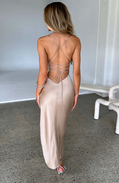 Sukienka Midi Jaida - Szampan